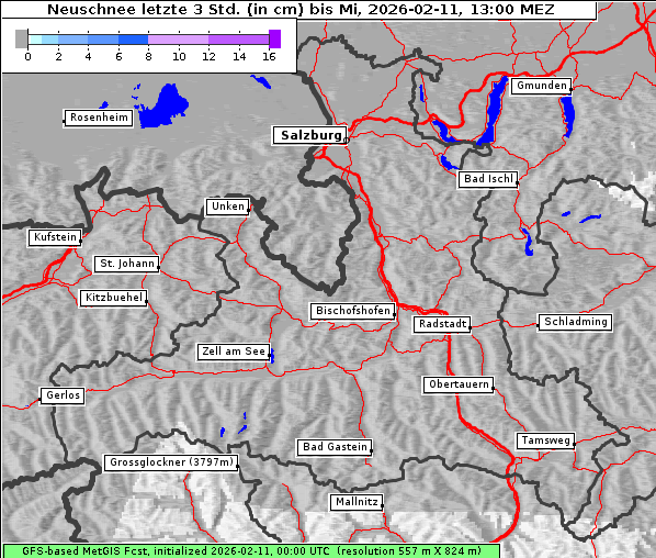 Neuschnee, 11. 2. 2026
