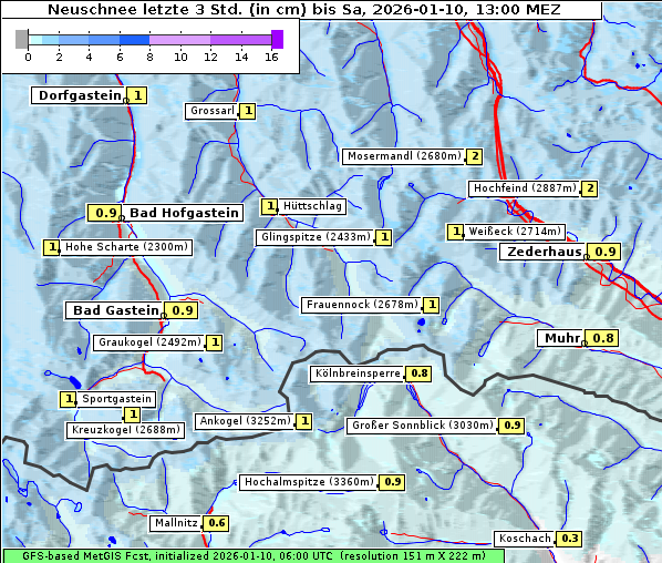 Neuschnee, 10. 1. 2026
