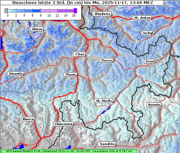 Neuschnee, 17. 11. 2025
