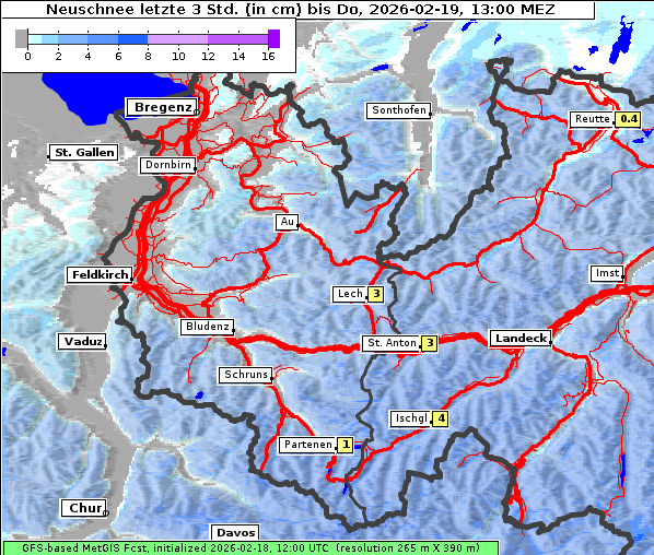Neuschnee, 19. 2. 2026