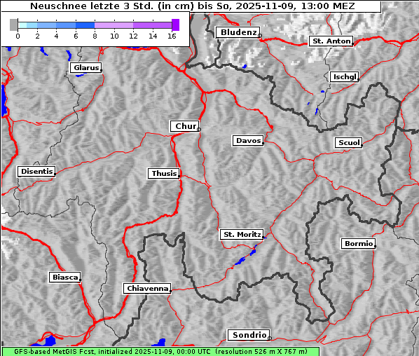 Neuschnee, 9. 11. 2025