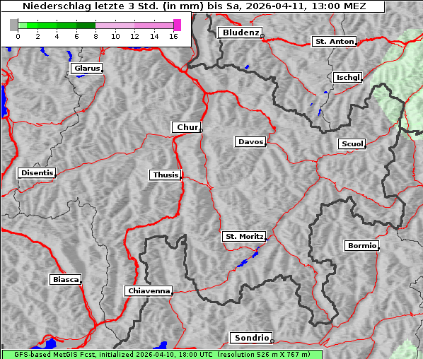 Niederschlag, 11. 4. 2026