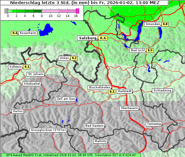 Niederschlag, 2. 1. 2026