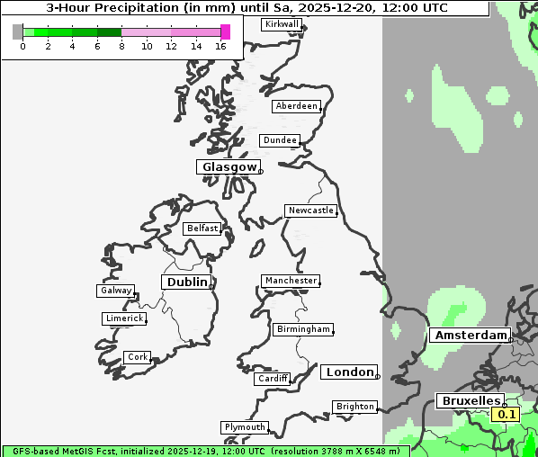 Niederschlag, 20. 12. 2025