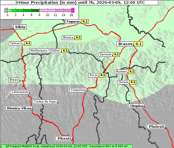 Niederschlag, 5. 3. 2026