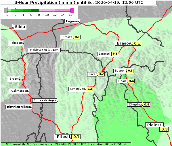 Niederschlag, 19. 4. 2026