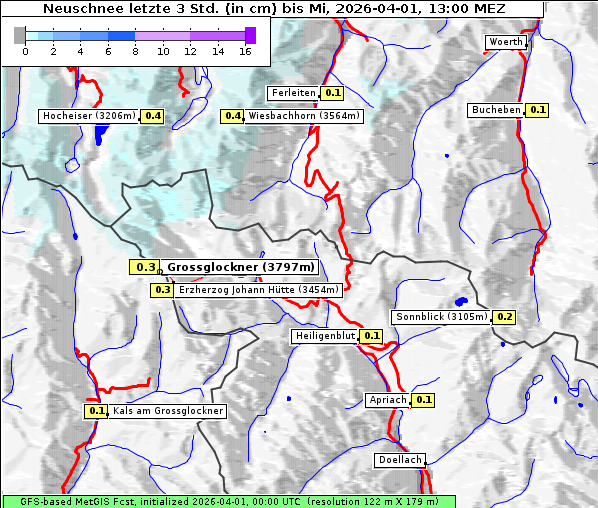 Neuschnee, 1. 4. 2026