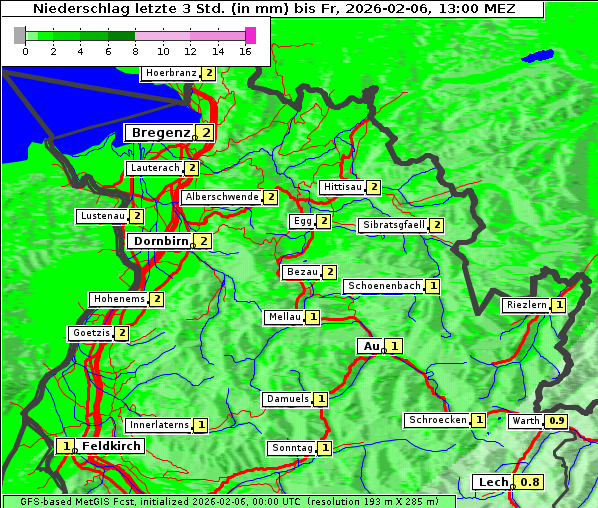 Niederschlag, 6. 2. 2026