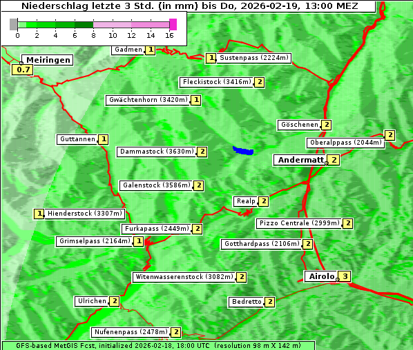 Niederschlag, 19. 2. 2026