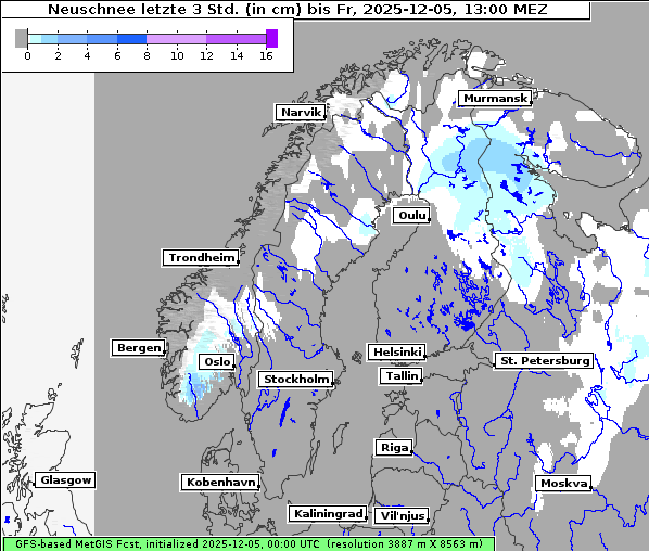 Neuschnee, 5. 12. 2025