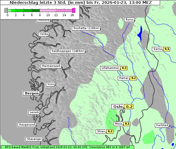 Niederschlag, 23. 1. 2026