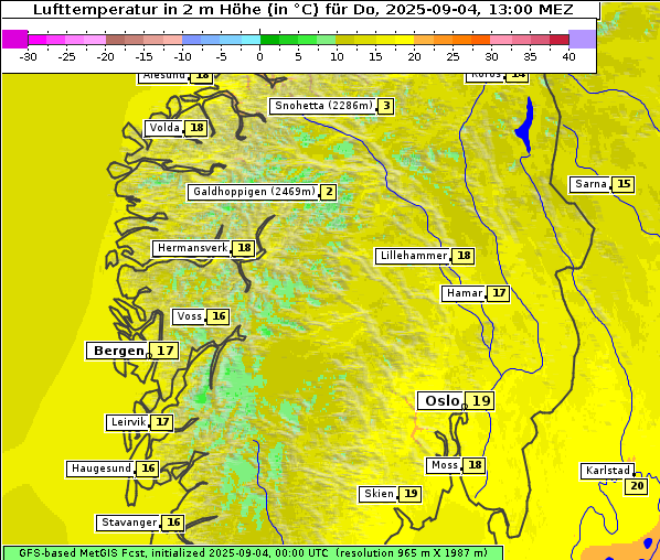 Temperatur, 4. 9. 2025