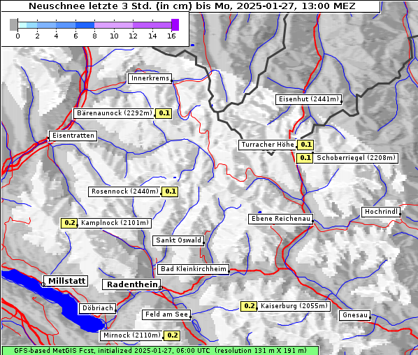 Neuschnee, 27. 1. 2025