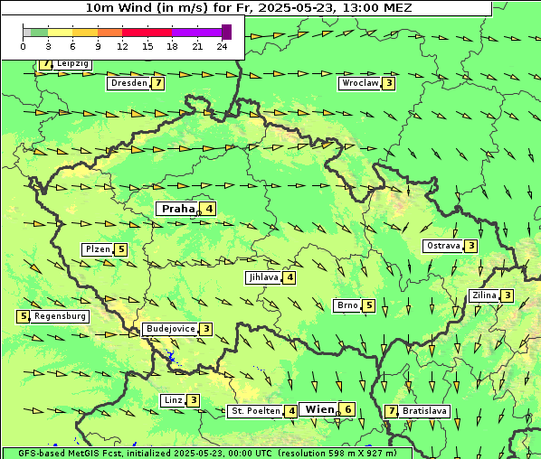 Wind, 23. 5. 2025