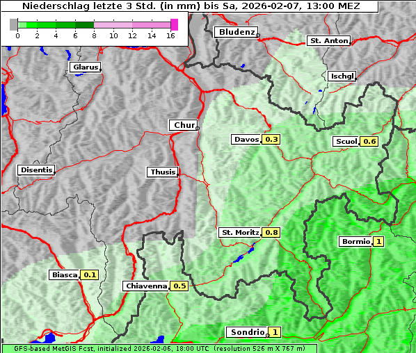 Niederschlag, 7. 2. 2026