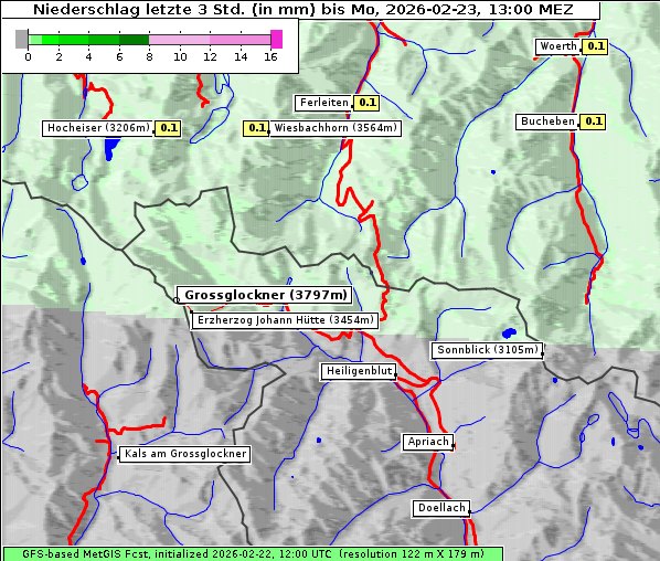 Niederschlag, 23. 2. 2026