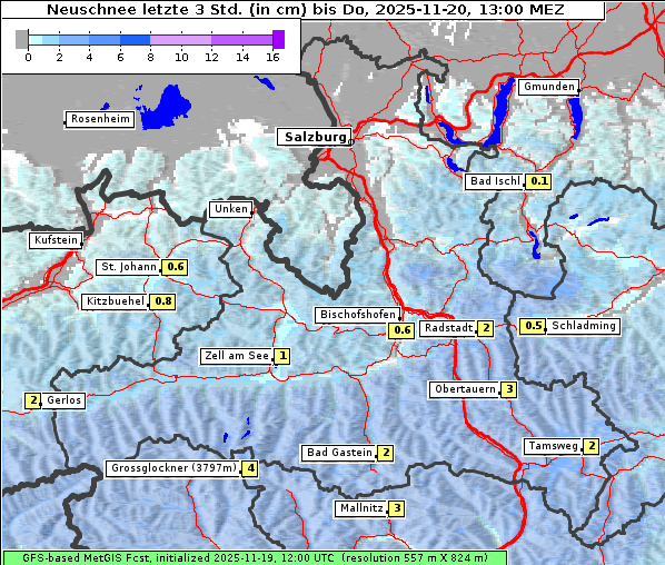 Neuschnee, 20. 11. 2025