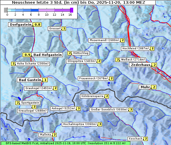 Neuschnee, 20. 11. 2025