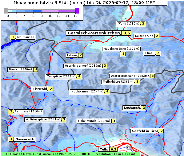 Neuschnee, 17. 2. 2026