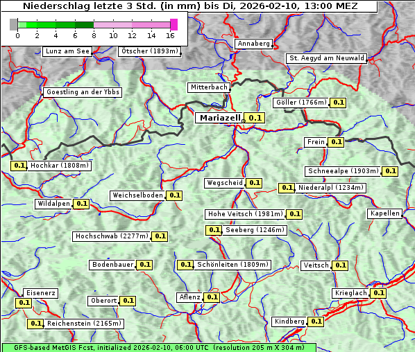 Niederschlag, 10. 2. 2026