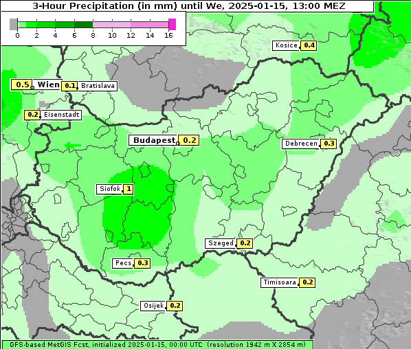 Niederschlag, 15. 1. 2025