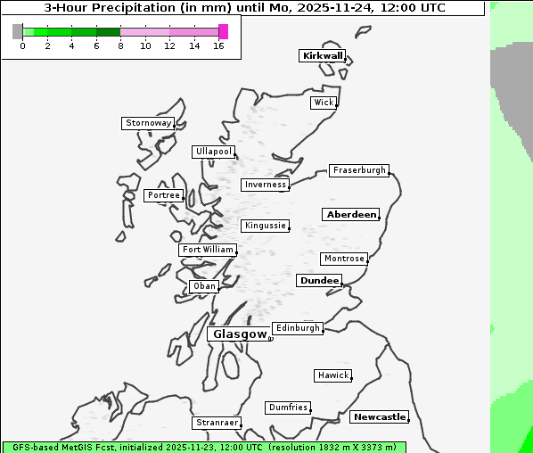 Niederschlag, 24. 11. 2025
