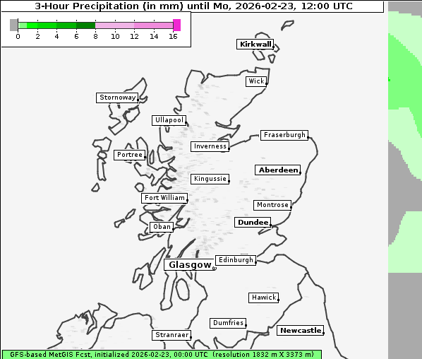 Niederschlag, 23. 2. 2026