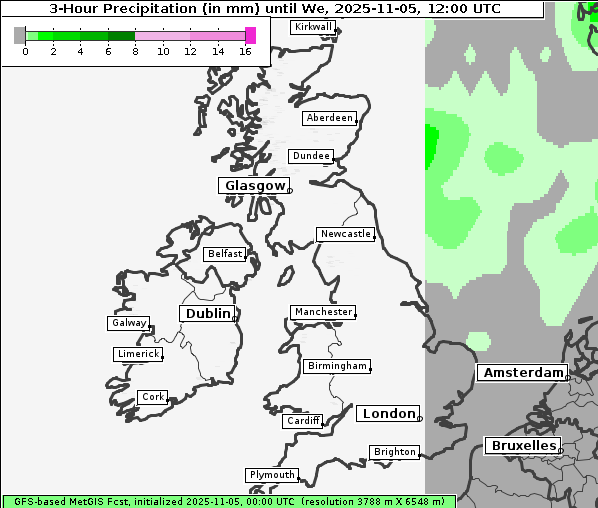 Niederschlag, 5. 11. 2025