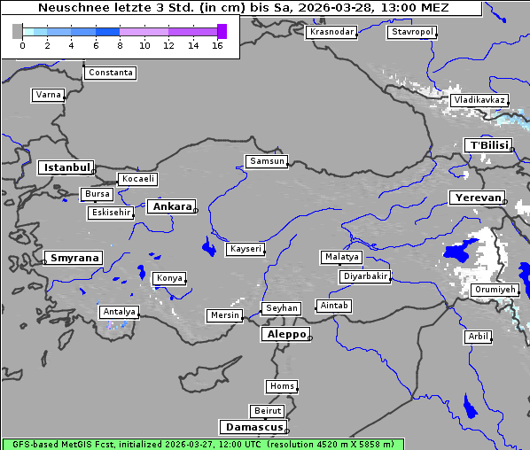 Neuschnee, 28. 3. 2026