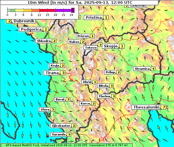 Wind, 13. 9. 2025