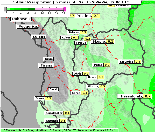 Niederschlag, 4. 4. 2026