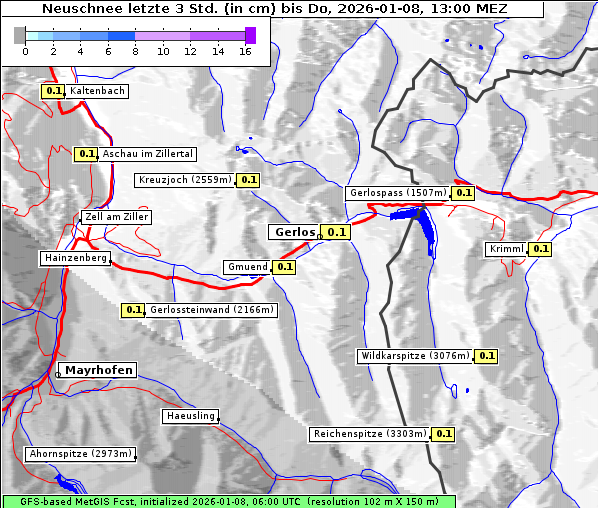 Neuschnee, 8. 1. 2026