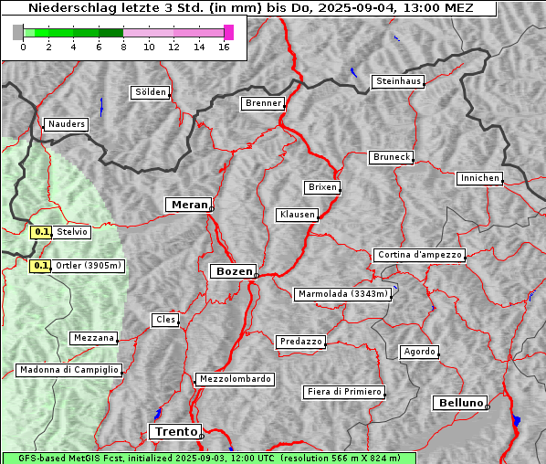 Niederschlag, 4. 9. 2025