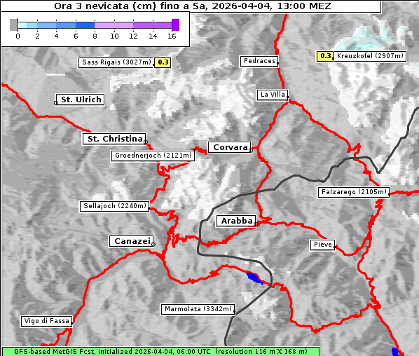 Neuschnee, 4. 4. 2026