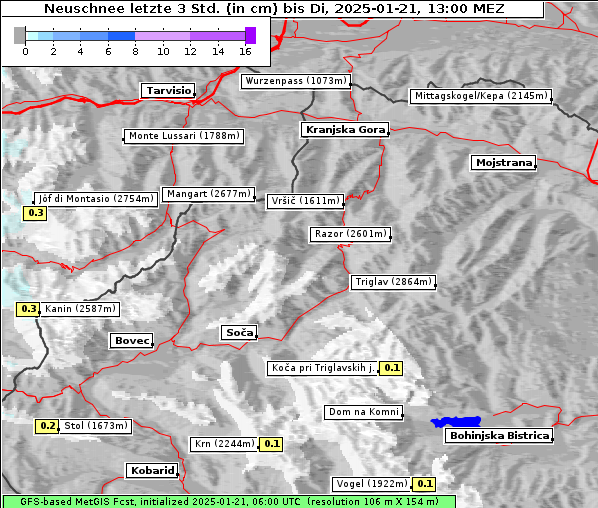 Neuschnee, 21. 1. 2025