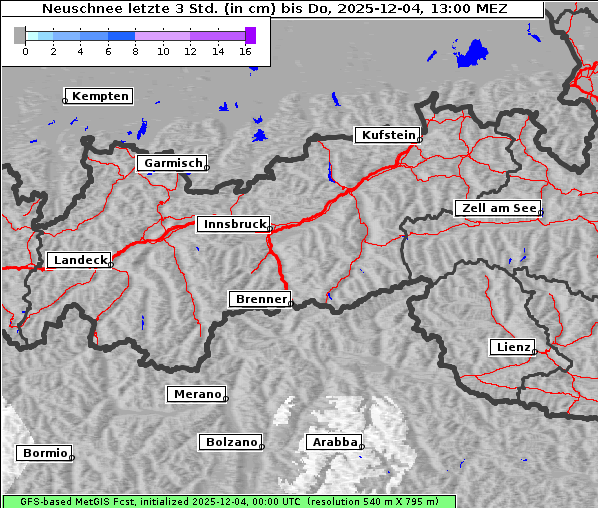 Neuschnee, 4. 12. 2025