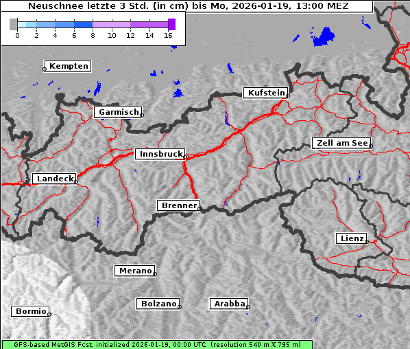 Neuschnee, 19. 1. 2026