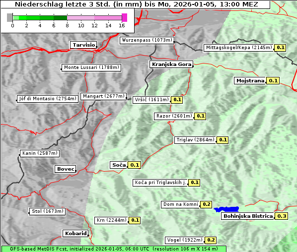 Niederschlag, 5. 1. 2026