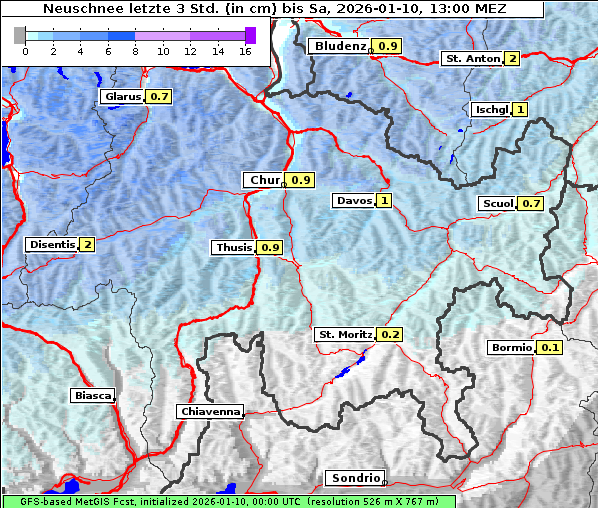 Neuschnee, 10. 1. 2026