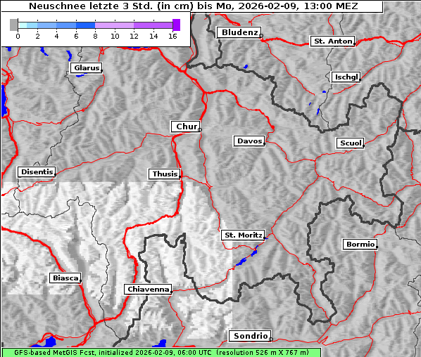 Neuschnee, 9. 2. 2026