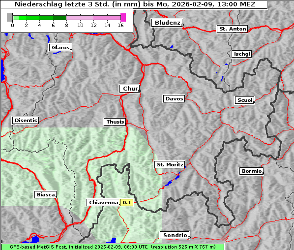 Niederschlag, 9. 2. 2026