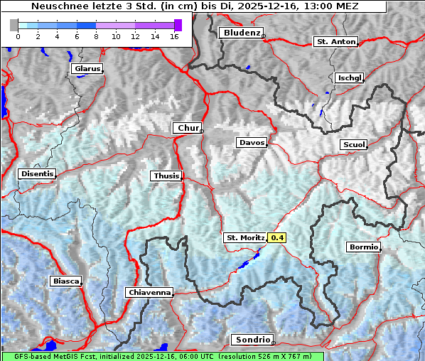 Neuschnee, 16. 12. 2025