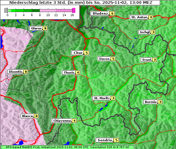 Niederschlag, 2. 11. 2025