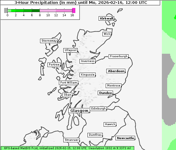 Niederschlag, 16. 2. 2026