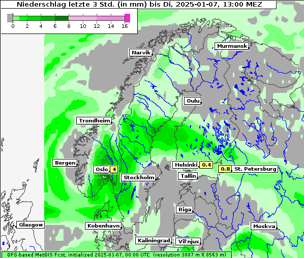 Niederschlag, 7. 1. 2025