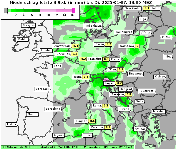 Niederschlag, 7. 1. 2025