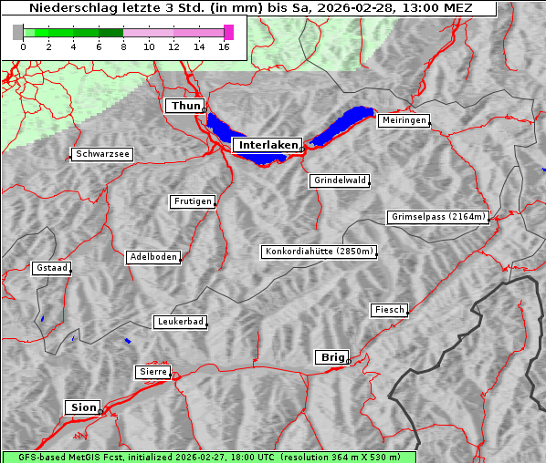 Niederschlag, 28. 2. 2026