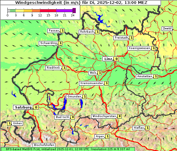 Wind, 2. 12. 2025