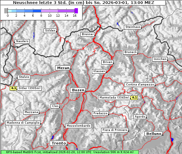 Neuschnee, 1. 3. 2026