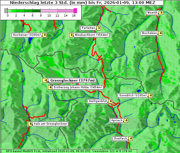 Niederschlag, 9. 1. 2026